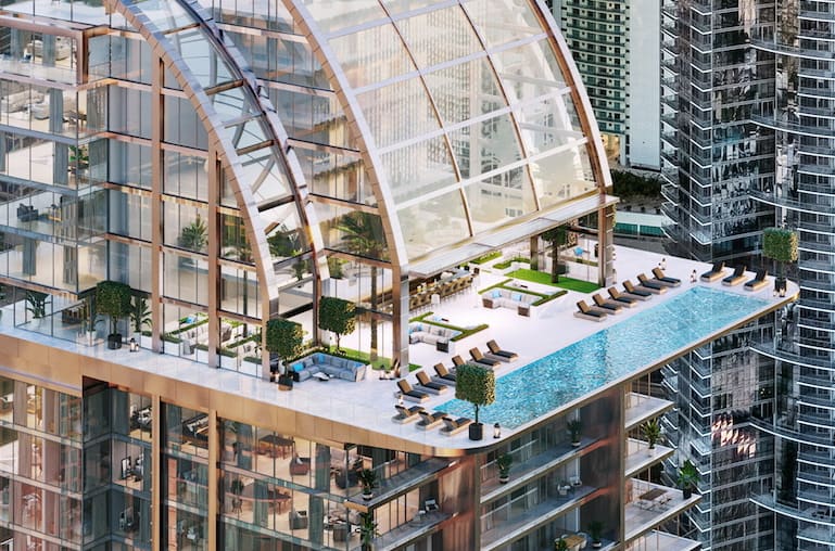 New Renderings Of Sky Pool & Atrium Planned At 50-Story Legacy Hotel &  Residences Miami Worldcenter; Construction To Begin Late Summer 2020 – The  Next Miami