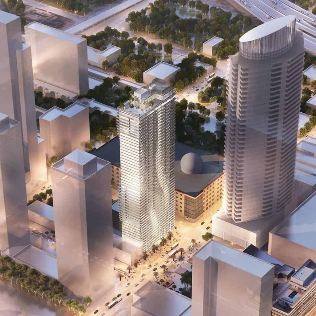 Permits Issued For Another 40-Story Tower At Miami Worldcenter In Park  West, Downtown Miami - Florida YIMBY